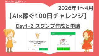 【AI×稼ぐ100日チャレンジ】Day1-2：LINEスタンプ作成と申請をしてみた